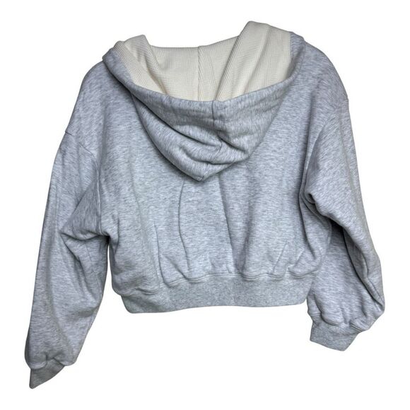 Skims Waffle Cropped Zip Up - Picture 2 of 6